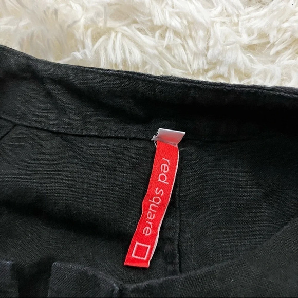 Babette SF Black Linen Zip Jacket - Picture 3 of 7